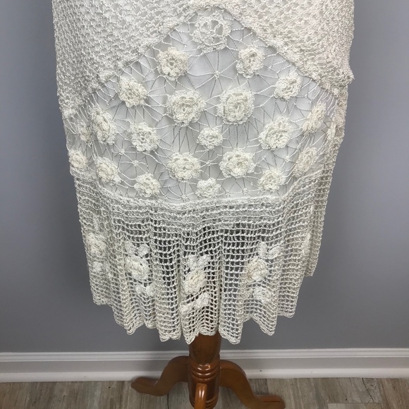 Sue Wong Ivory Lace Illusion Dress - Picture 7 of 13